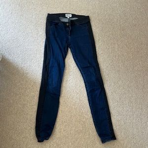 Current/Elliot skinny jeans w/ black stripe on side